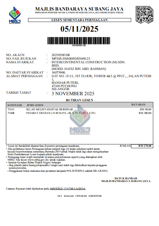 Malaysian Construction Engineering Qualification